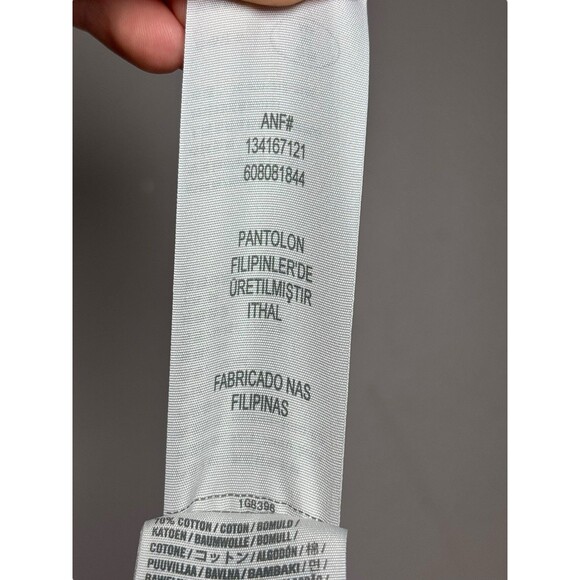 Abercrombie & Fitch Sweatpants XS Red Y2K 2000s Vintage Logo Joggers A&F - Picture 13 of 13